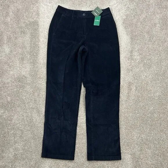 L.L Bean Women's Size 11 Blue Corduroy Pants Japan Fit‎ NEW - Picture 2 of 10